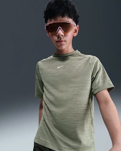 NIKE - multi big kids' (boys') dri-fit hoody - Hoodie jongens - Groen