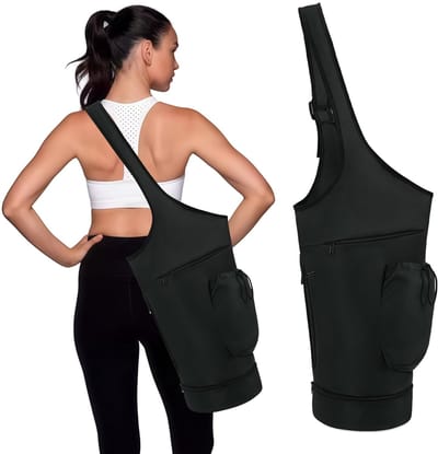 Unyqoos® Yogatas met grote opening en multifunctionele opbergvakken voor sport en yoga
