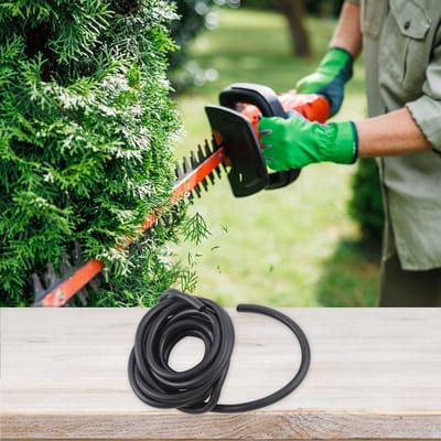 Rubberen Brandstofleiding - Brandstofslang - Draadtrimmer Onderhoud - Weer Hittebestendig - 1/4 Inch 10 Voet - Zwart
