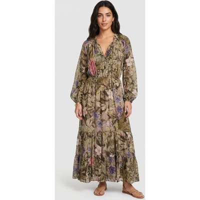 & Other Stories Yuri Dress Beige Maat: 34 | Maxi Jurken Outlet | Dames | Beige