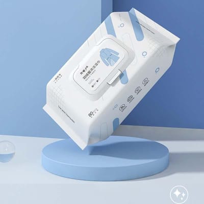 Donsjack Reinigingsdoekjes Familieverpakking Snelle Vlekverwijdering Geen-was Afveegkleding Natte doekjes white