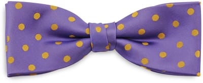 Sir Redman - Strikken - strik Satin Dot - lila / geel