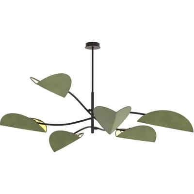 Plafondlamp met 6 gloeilampen Emibig Lighting Lotus