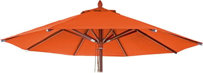 Vervangingshoes voor horeca parasol MCW-C57, parasolhoes, rond Ø4m polyester 3kg ~ terracotta