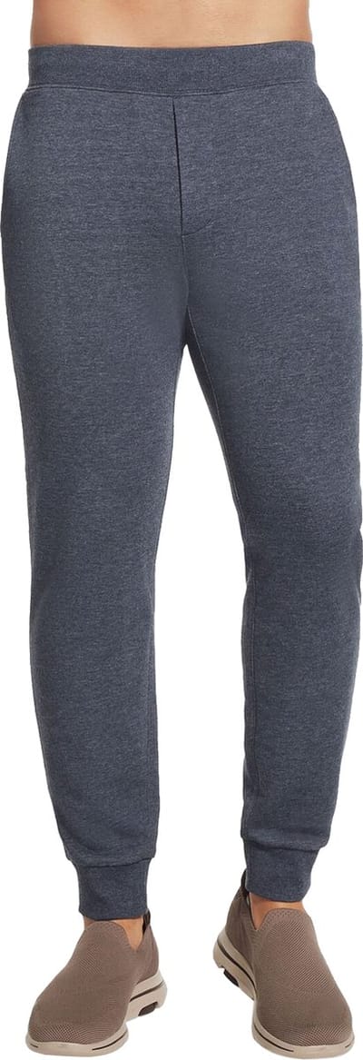 Skechers Go Walk Expedition heren joggingbroek. Gemaakt van zacht en comfortabel katoen en polyester. De koord in de tailleband is verstelbaar. Heeft voor en achter zakken. - Donkerblauw - Maat M