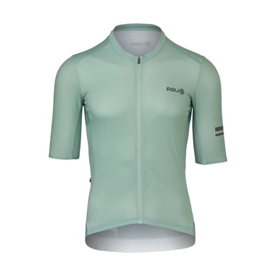 AGU Aero Jersey - Fietsshirt Heren - Wielrenshirt - Groen - XXL - Windtunnel getest - 4 Achterzakken