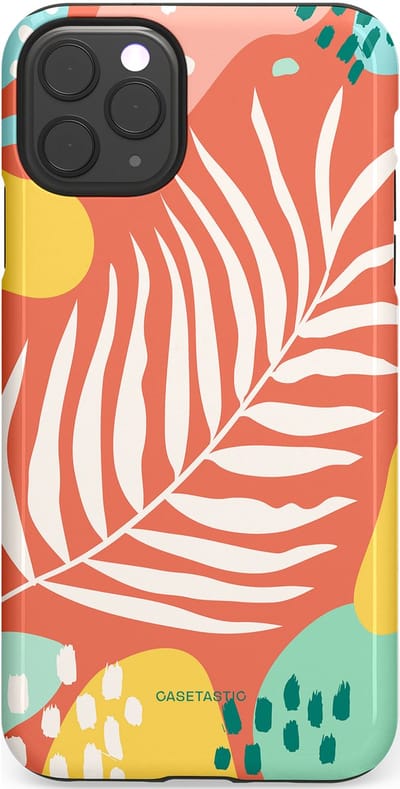 Casetastic Hoesje Geschikt voor Apple iPhone 11 Pro Max - Stijlvolle Beschermende Duo-layer Case - Zomeravond