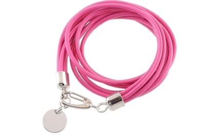 Behave - Wrap armband roze imitatieleer - Minimalistisch - Zomerlook
