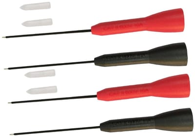 Multimeter Testpennen - Meetpennen Set - Elektrische Tests - Roestvrijstalen Probes - 4 Stuks - Diverse Kleuren