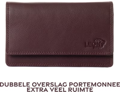 Portemonnee - Portemonnee dames - Dames portemonnee leer - Cadeau voor vrouw - Cadeau voor vrouwen verjaardag - Cadeau voor haar - Cadeau voor vriendin - Kerstcadeau voor vrouwen - Cadeau - Kerst - Vrouwen cadeautjes -  Kado vrouwen - Kado - Cadeau