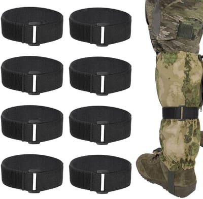 Dailygoods- Broekklem Verstelbaar - Broekbeschermer Fiets - Broekklemmen 8 Stuks - Elastische Klittenband - Duurzaam Materiaal - Eenvoudig te Reinigen