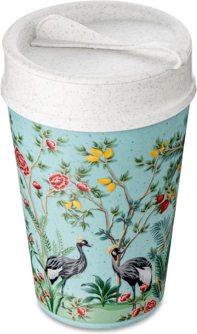 Dubbelwandige Koffiebeker met Deksel, 0.4 L, Organic, Beauty - Koziol | Iso To Go