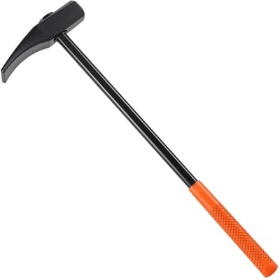 Cale-talon de pneu, Manche de 810 mm, Marteau à talons de pneu en bec de canard, Outil de détalonnage robuste et Fer à talons avec tête en fonte pour motos,