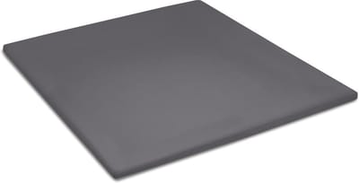 Cinderella Sundays - Topper Hoeslaken - tot 15 cm matrashoogte - Satijn - 100x210 cm - Antraciet