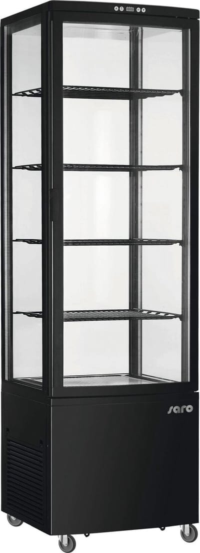 SARO Koelvitrine, 235 liter Model SVEN zwart