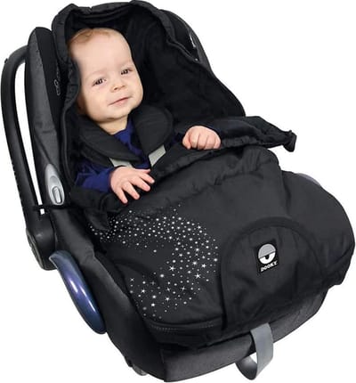 Baby Voetenzak - Baby Slaapzak Kinderwagen - Warm Houden Baby - Waterdicht Winddicht - 70 x 40 cm - Zilver