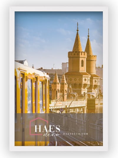 HAES DECO - Fotolijst Berlin wit voor foto A4 formaat 21x29,7 - SP12229