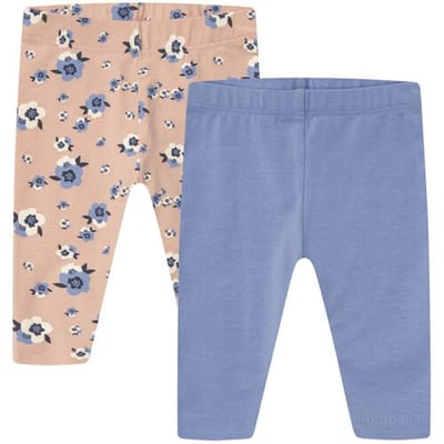 LUPILU 2 baby leggings (bloemen/ blauw, 50/56)