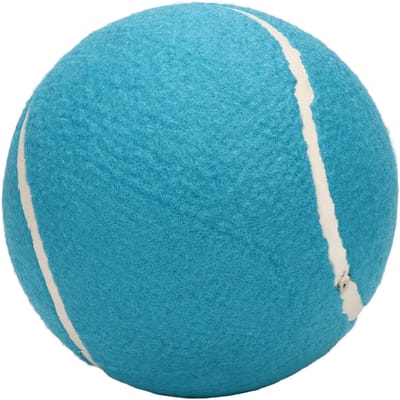 8 Inch Jumbo Tennisbal Draagbaar Opblaasbaar Rubberen Kern Pluche Vilt Jumbo Handtekening Tennisbal voor blue