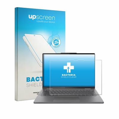upscreen - Screenprotector voor Lenovo Yoga 7i 2-in-1 Gen 9 14" - Folie Beschermfolie transparant antibacterieel