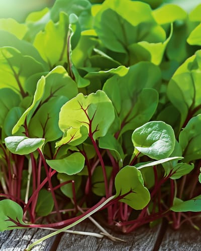 2 sets - Bloedzuring Zaden Rumex Sanguineus Microgreens Eenjarig