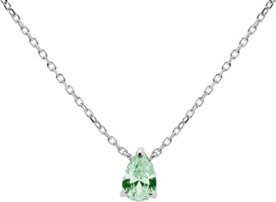Karma Ketting Julia Ocean Green Zilver