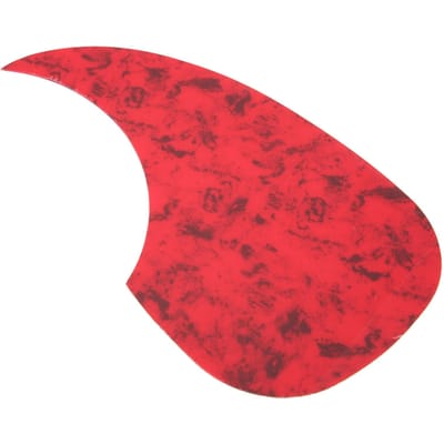 2 stuks Akoestische Gitaar Slagplaat Folk Krasbestendig Schild Plaat Vervanging voor 3841 inch Celluloid(Rood Schildpad Kleur Water