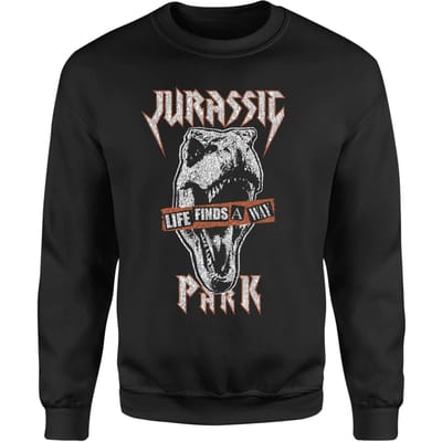 Jurassic Park Rex Punk Sweatshirt - Zwart - S