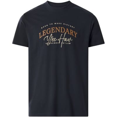 ESMARA MEN Heren T-shirt (Marineblauw, M)