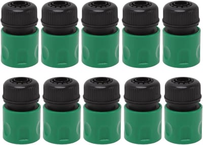 10 Stuks Plastic Water Connector voor Tuinslangen, Sprinklers en Hogedrukreinigers, Geschikt voor DN15 Pijpen, Snelle Aansluitingen en Tuinaccessoires