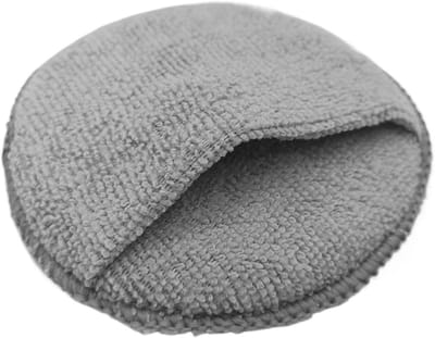 Detailing Applicator Pads - Fijne Vezel Pads - Auto Reinigen - Ergonomisch Ontwerp - 13 cm - Grijs Blauw