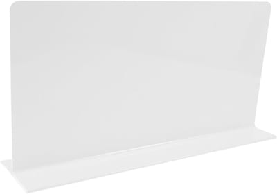 Spatbescherming Keuken - Waterkering Aanrecht - Aanrecht Beschermen - Snelle Installatie - 30 x 15 x 7 cm - Wit