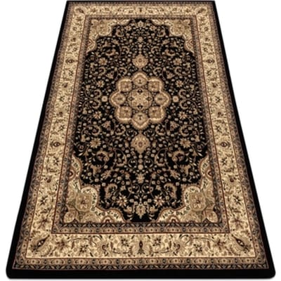 Kleden Rugsx Tapijt ROYAL AGY patroon 0521 zwart 100x200 cm