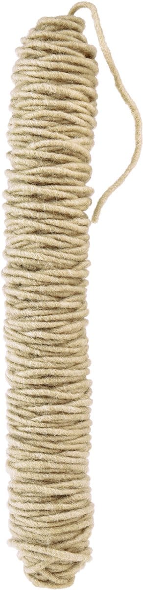 Lontdraad wollen koord vilten koord vilten koord beige L55cm