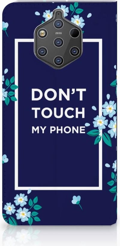 Nokia 9 PureView Design Case Flowers Blue DTMP