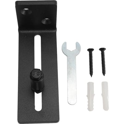 Guide inférieur de porte coulissante de grange Acier au carbone Résistant à l'érosion Aspect élégant Sol de porte coulissante de grange