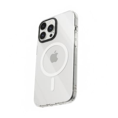 Rhinoshield, Hoesje Geschikt voor Apple iPhone 16 Pro MagSafe Schokbestendig Anti-vergeling, Transparant