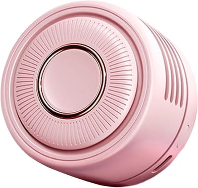 Mini Clip Fan - 6x6x5 80 (1) Quiet Ventilator, Low Noise 35dB Electric Personal Blower | Library Bedroom Classroom Office Nightstand Dormitory Study Nursery Desk Vehicle Hospital Office