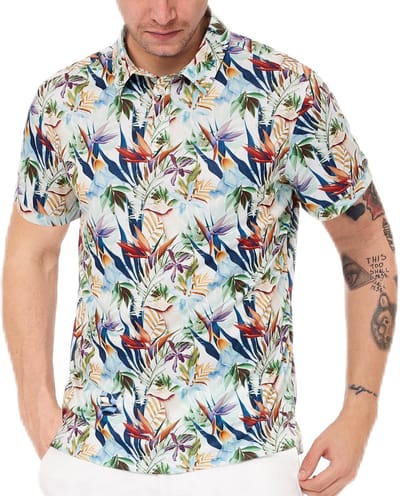 Func Factory mannen Polo Light Tropic maat S