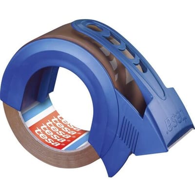 tesa Tapedispenser tesapack Blauw, Bruin Rolbreedte (max.): 50 mm Rollengte (max.) 66 m