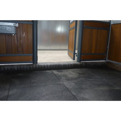 Intergard stalmatten paardenstalmatten rubber zwart - 100x100cm
