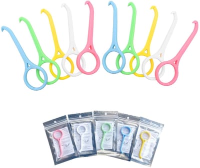 Dailygoods- Aligner-verwijderingsgereedschap 10 stuks - Set voor het verwijderen van tandvergrendeling - Orale uitlijner - Veilig kunststof - Handzaam en betrouwbaar - Orthodontisch Gereedschap