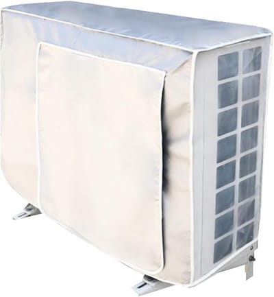 Beschermhoes voor airconditioning buiten - waterdicht - stof- en sneeuwbestendig - bescherming tegen ultraviolette stralen - veelzijdig voor thuis - maat 80 x 30 x 57 cm