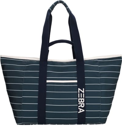 Zebra Trends Elise Strandtas - Natgoedvak - Ritsvak - Praktisch - Stijlvol - Streep Wit Navy