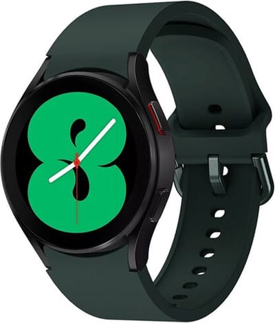 By Qubix - Classic sportbandje 20mm - Donkergroen - Geschikt voor Samsung Galaxy Watch 7 (40 & 44mm) - Galaxy Watch FE - Galaxy Watch 6 - Galaxy Watch 6 Pro - Galaxy Watch 5 - 5 Pro - Galaxy Watch 4 - 4 Classic
