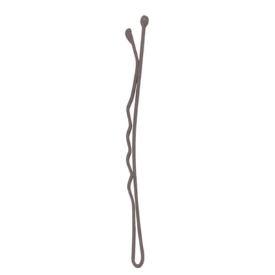 Sibel 1-Leg Metal Grips Wavy Brown 50mm-24st