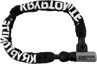 Kettingslot - Fietsketting Sloten - Fiets Beveiligen - Versterkt Schijfcilinderslot - 95 cm - Zwart