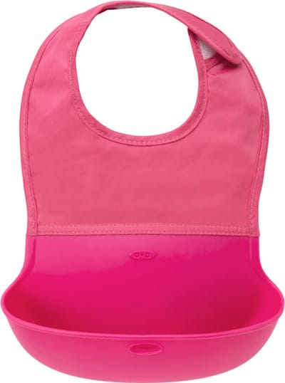 OXO tot Oprolbare slab - Slabbetjes - Slabbertjes baby - Slab - Pink