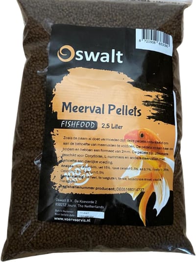 Oswalt - Meerval pellets - 2.5 liter - visvoer