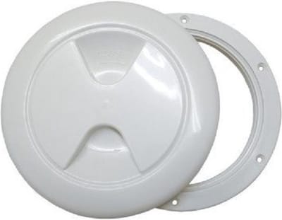 Ronde witte inspectiedeksels boot - wit - Gat diameter 138mm